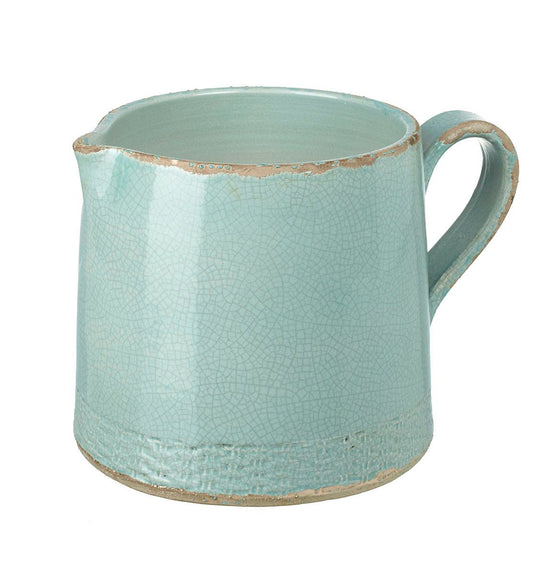 Distressed Catina Pitcher - soft green